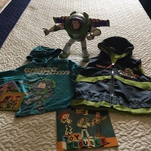 Buzz Lightyear hoodie shirt and vest. Sz 2t Boys.